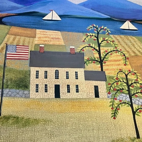 “America the Beautiful” by artist Wendy Wegner aka Wendy Russell 20”x24” - Picture 4 of 6